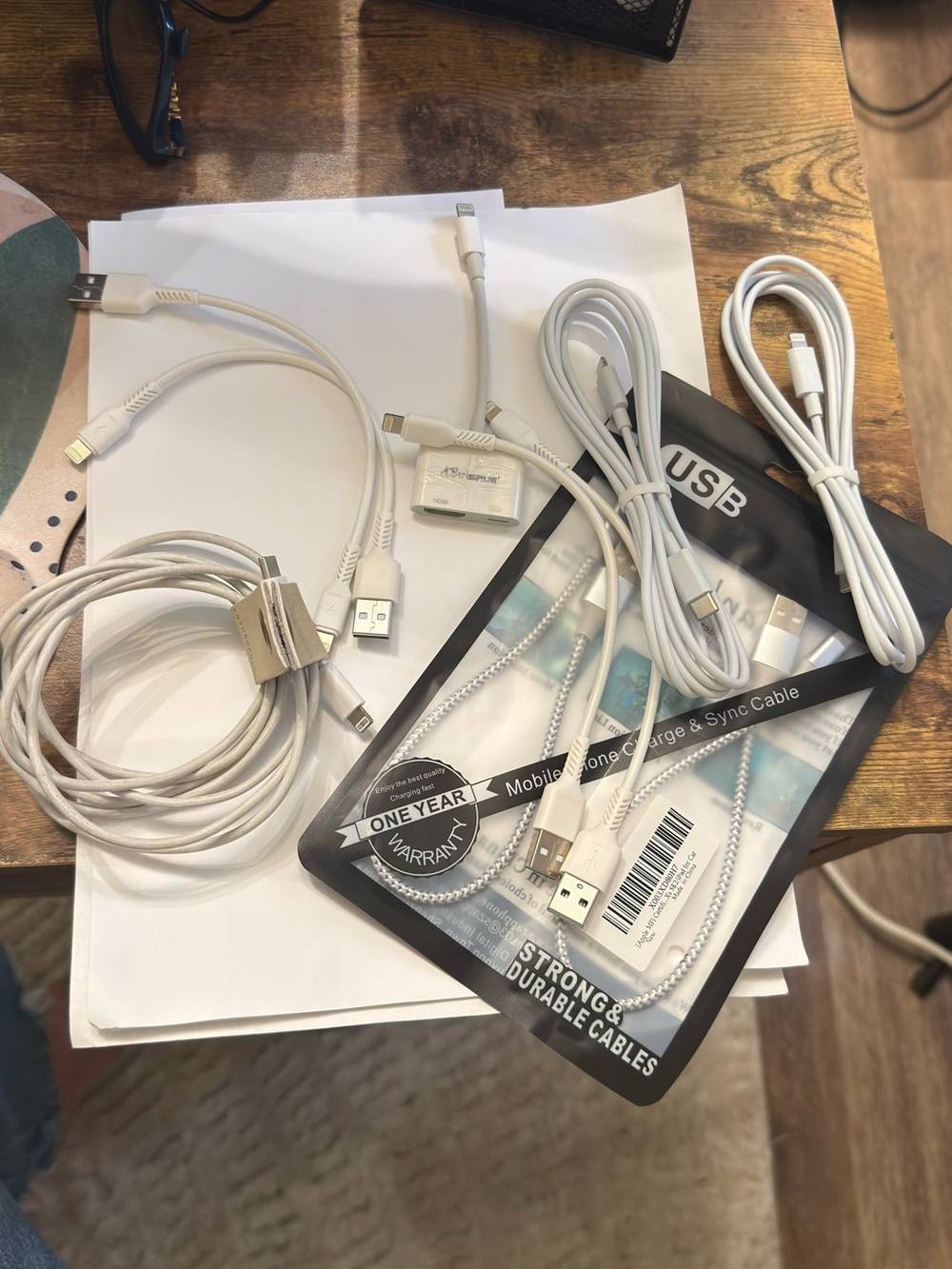 Apple lightening  & Sync Cables - Multiple Connectors-
